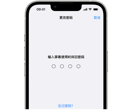 道县iPhone屏幕维修分享iPhone屏幕使用时间密码忘记了怎么办 