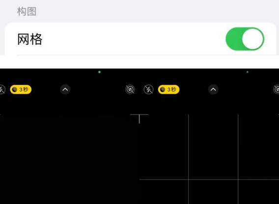 道县苹果手机维修网点分享iPhone如何开启九宫格构图功能