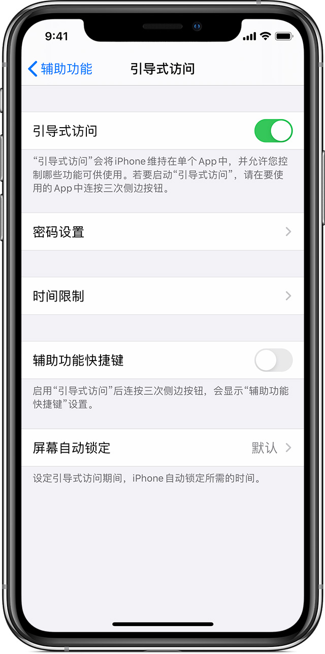 道县苹果手机维修分享如何在 iPhone 上退出引导式访问 